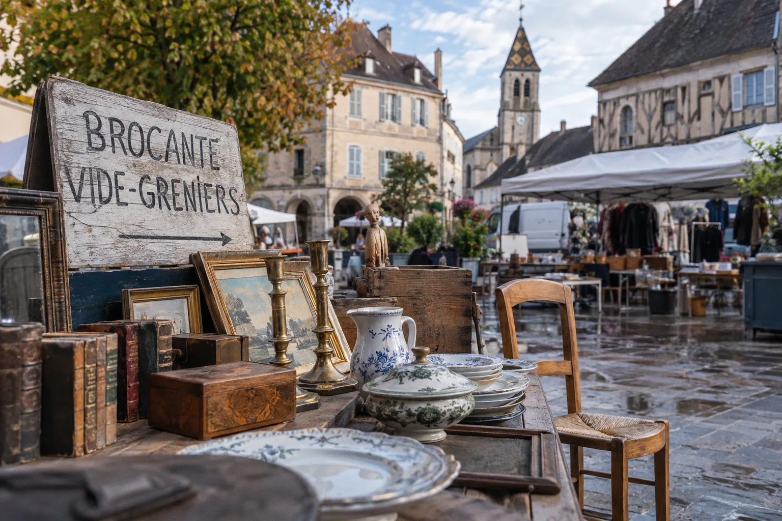 Brocantes et vide-greniers en Saône-et-Loire : le calendrier du 14 au 20 septembre 2026