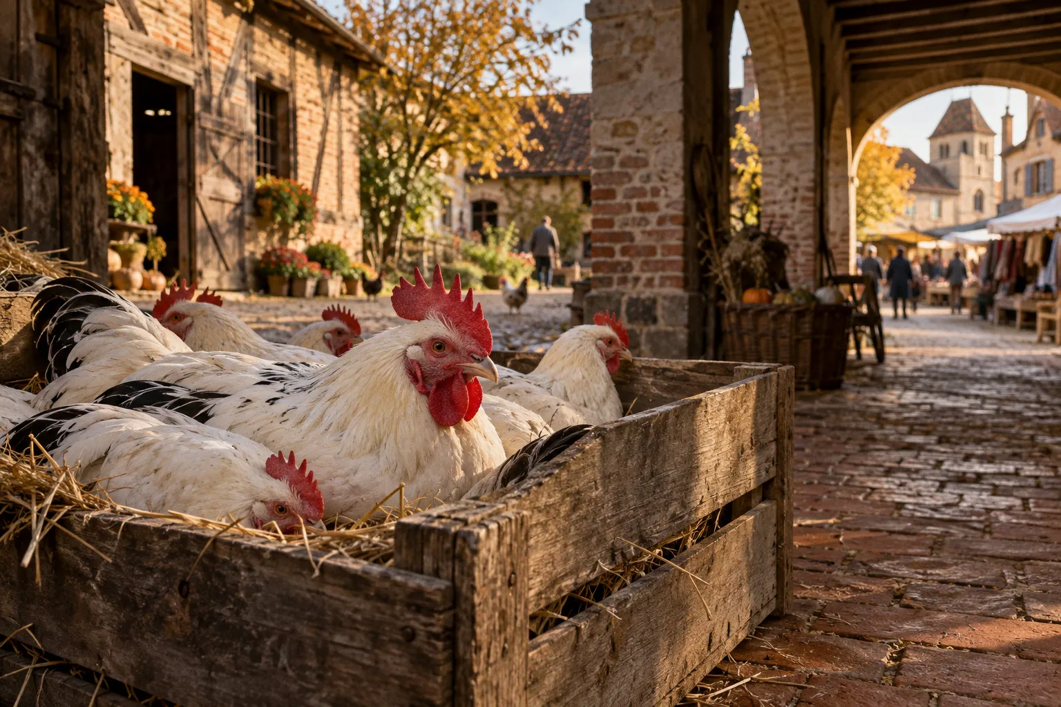 Marché de Louhans : l'histoire d'un lundi matin sous les arcades
