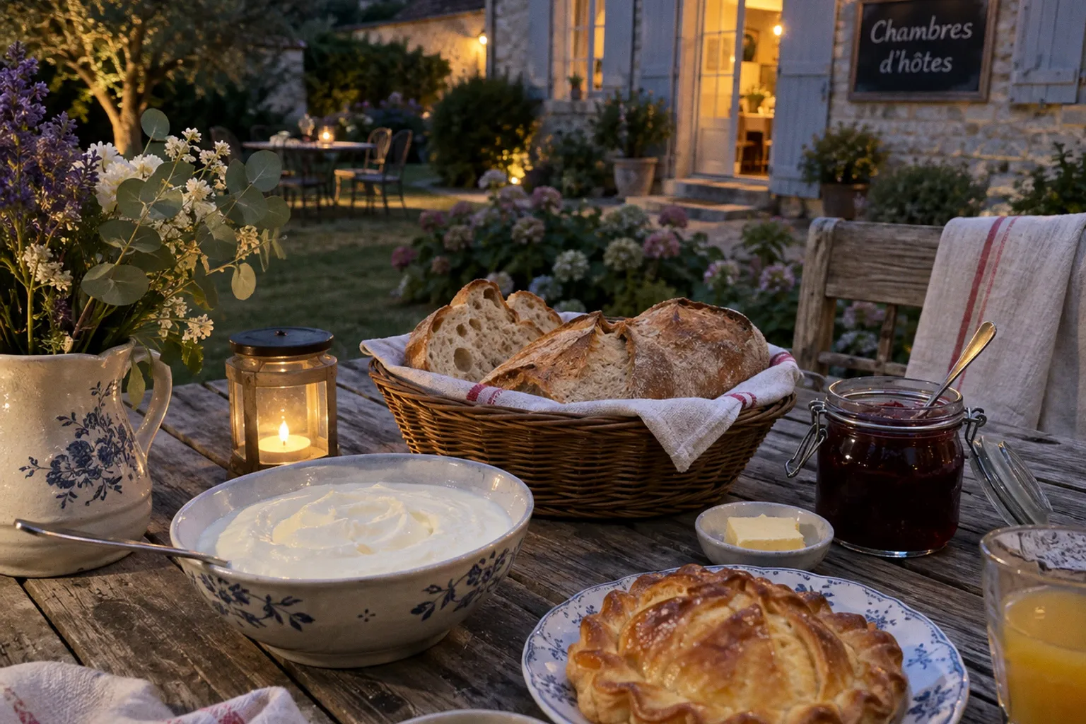 Petit-déjeuner en maison d'hôtes : le vrai poids du local